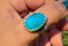 Turquoise gemstone ring
