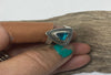 Apatite handmade Sterling silver ring