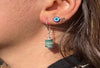 Polished Emerald earrings