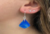 Natural gemstone unpolished earrings