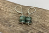 Polished Emerald earrings