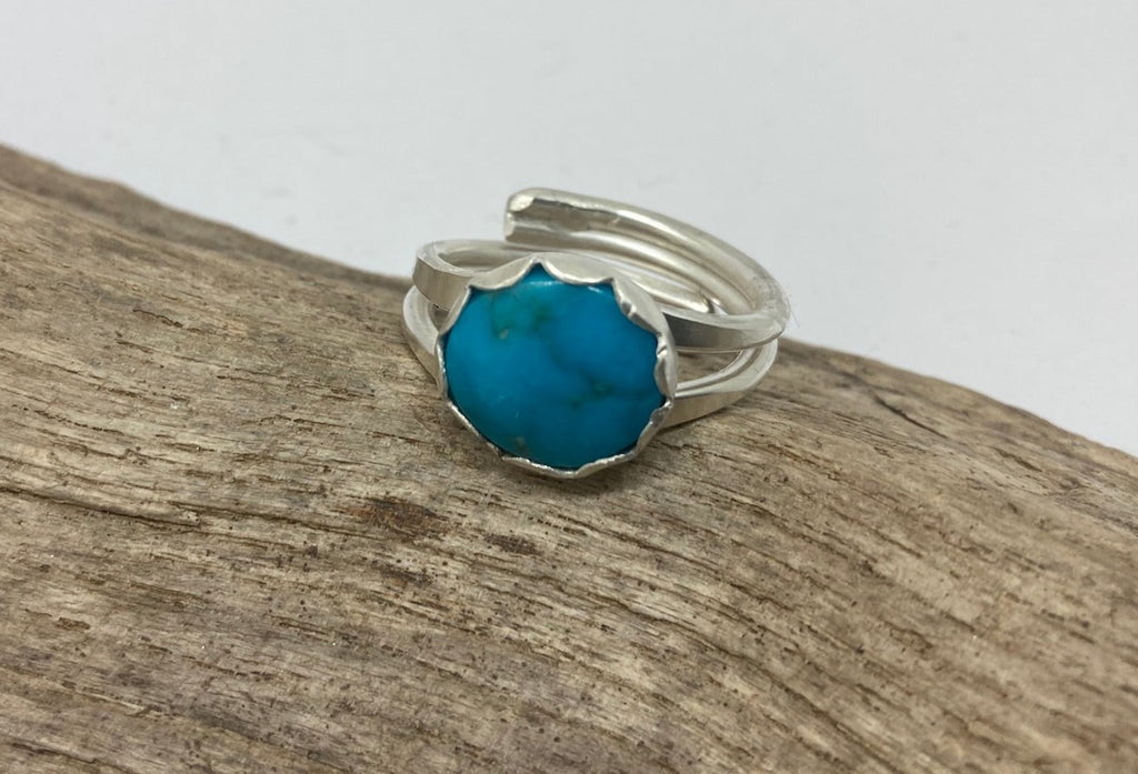 American Turquoise stone ring