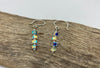 Swarovski cube drop earrings