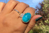 Turquoise gemstone ring