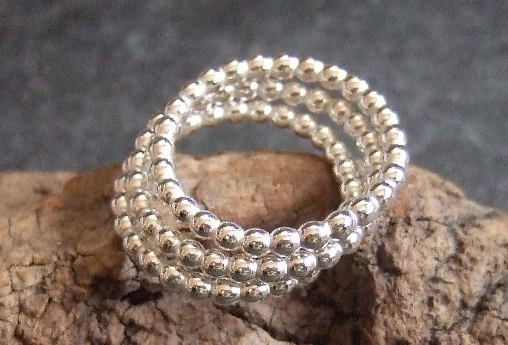 Sterling silver stacking  rings
