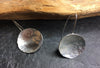 Domned silver earrings
