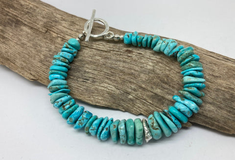 Turquoise natural stone  bracelet