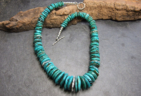 Turquoise necklace.
