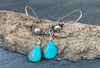 Turquoise  silver earrings