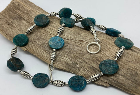 Apatite gemstone necklace