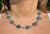 Apatite gemstone necklace