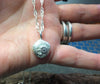 Nugget pendant  with flower