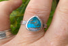 Blue Copper Oyster  shell ring