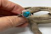 Blue Copper Oyster  shell ring
