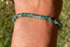 Emerald gemstone bracelet