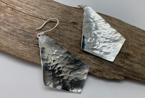 Sterling silver hanging earrings