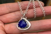 Lapis Lazuli gemstone silver pendant