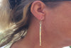 Long square earrings