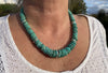 Turquoise necklace.