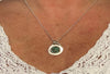 Turquoise and silver pendant