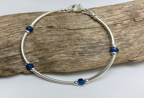 Blue Sapphire gemstone bracelet