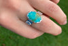 Turquoise gemstone ring